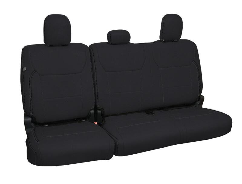 Ford F250 SuperDuty Rear Bench Seat Covers - PRP Seats - Premium Vinyl - Black - `23-`26